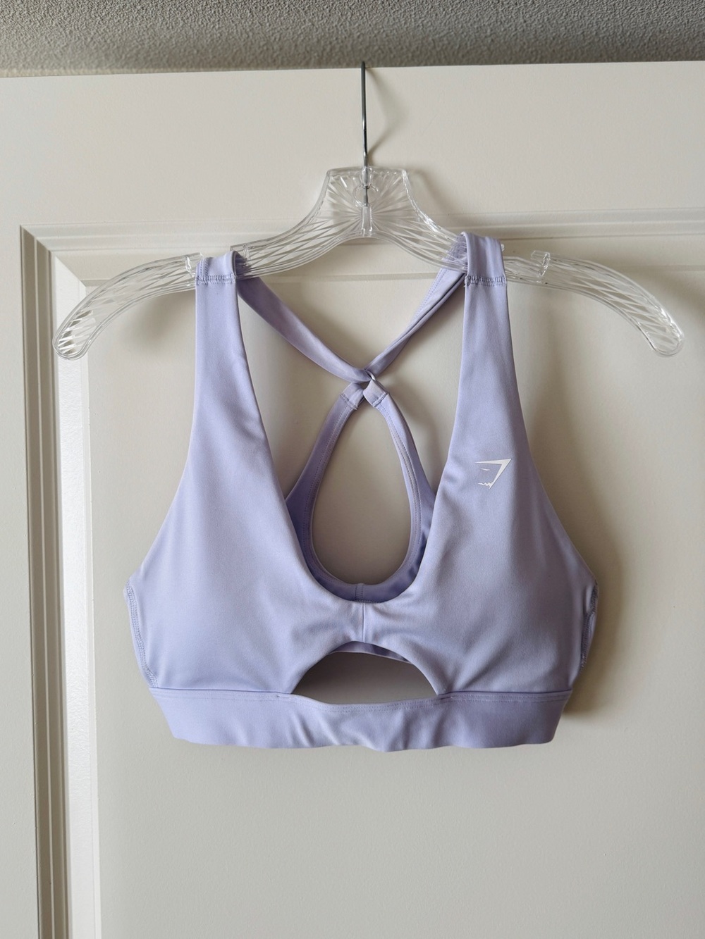 Gymshark Lavender Crisscross Back Sports Bra